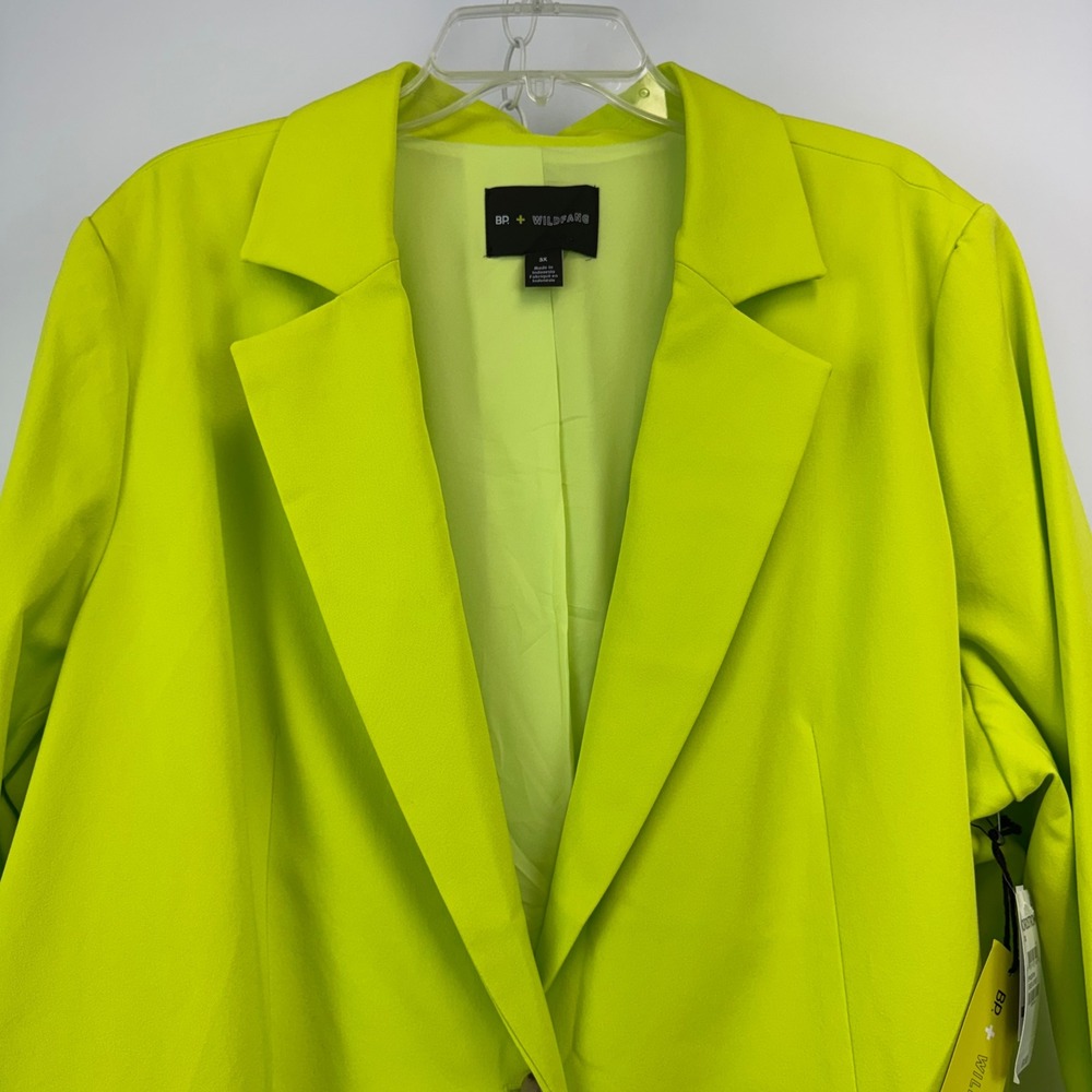 BP Wildfang Blazer Women 3X Green Sorbet Oversized Boyfriend NWT - Picture 8 of 16